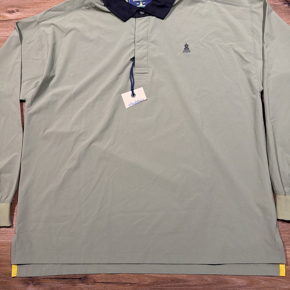 New Chubbies Mens SMALL Range Pullover Polo Lightweight Performance Windbreaker - Picture 5 of 14